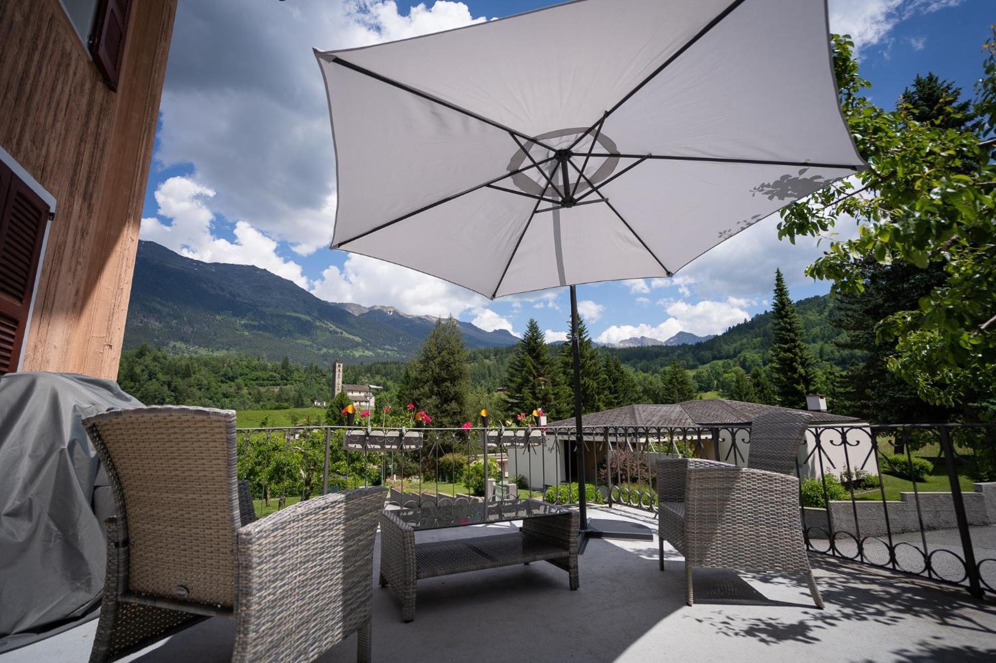 Casa Dorino - Luogo Idilliaco, Ideale Per Famiglie, Terrazza Ed Ampio Giardino, Vista Montagne, Sauna Privata Rodi ภายนอก รูปภาพ